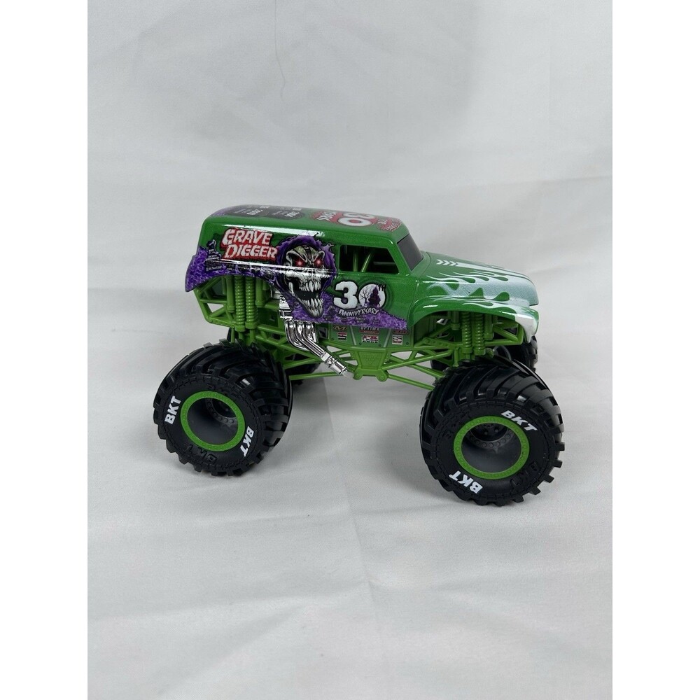 Monster Jam Grave Digger 30th Anniversary Monster Truck Green Bad to the Bone